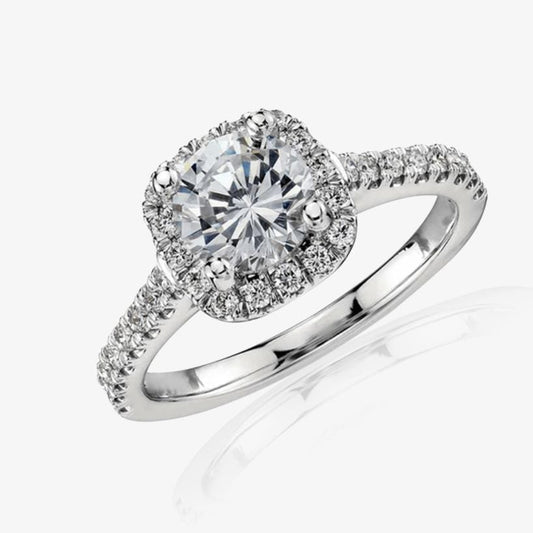 Zinnia Valeriani Ring | White Gold 18k